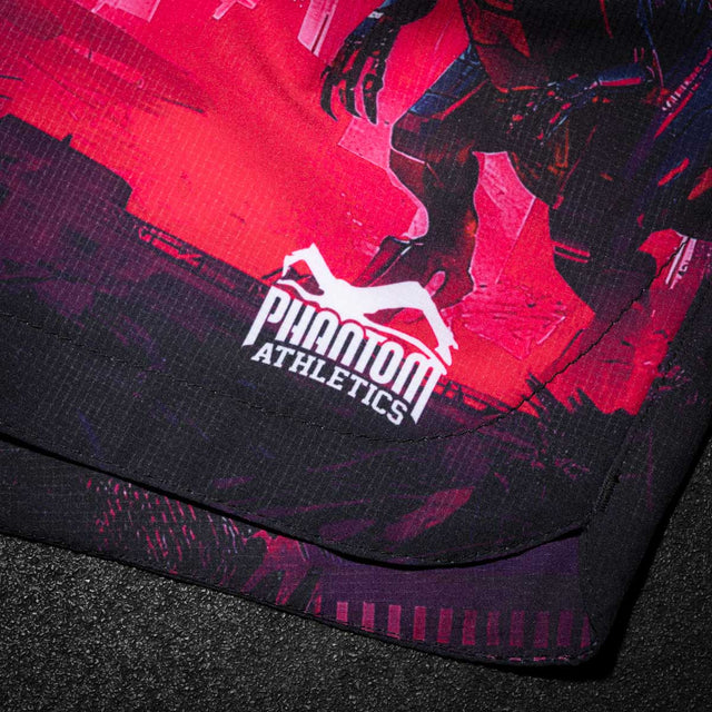 Phantom Athletics MMA-shorts FUSION-R Cyber-X – Lila/Blå