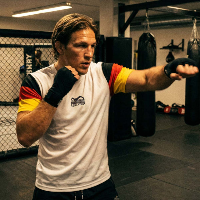 T-shirt Phantom Athletics EVO+ Team Germany – Blanc/Noir/Rouge/Or
