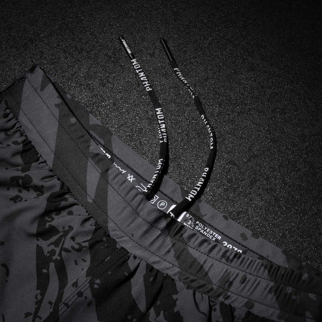 Phantom Athletics MMA Shorts Fusion 2in1 Camo Tiger - Grijs