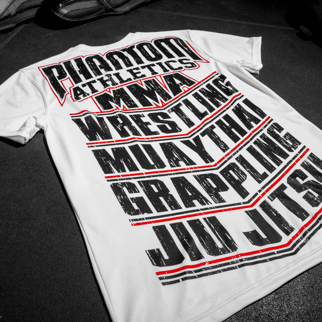 T-Shirt Phantom Athletics EVO MMA Sports – Blanc