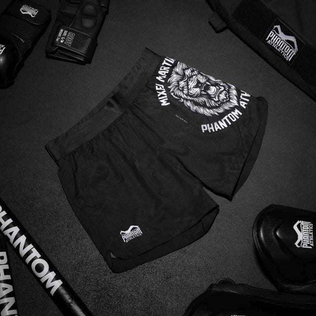 Spodenki MMA Phantom Athletics Fusion Lionheart – Czarne