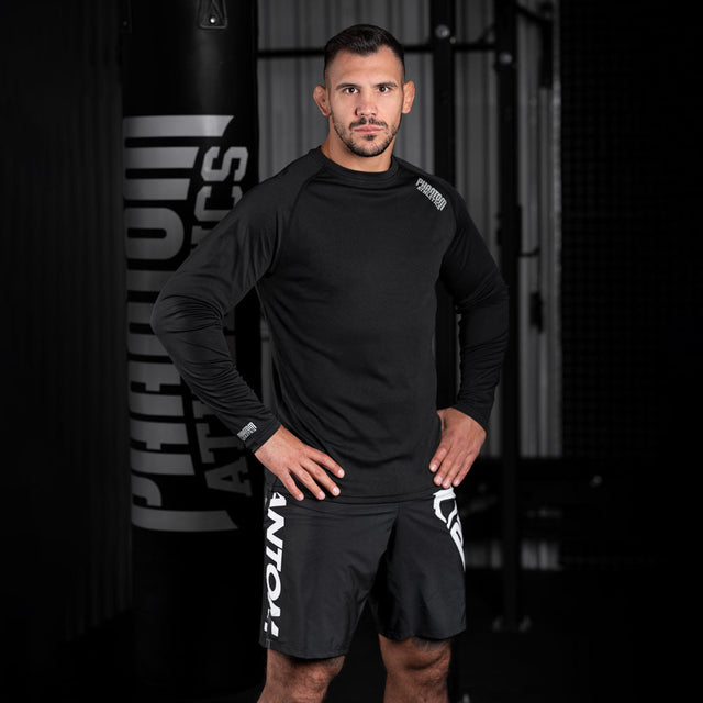 Phantom Athletics Tactic Long Sleeve Training T-Shirt - Black