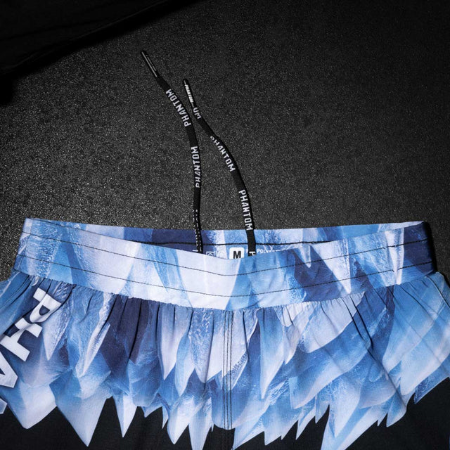 Shorts de MMA Phantom Athletics Fusion-R Iceman – Noir/Bleu