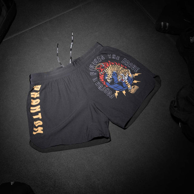 Shorts de MMA Phantom Athletics FUSION-R Tiger Domination – Orange/Noir