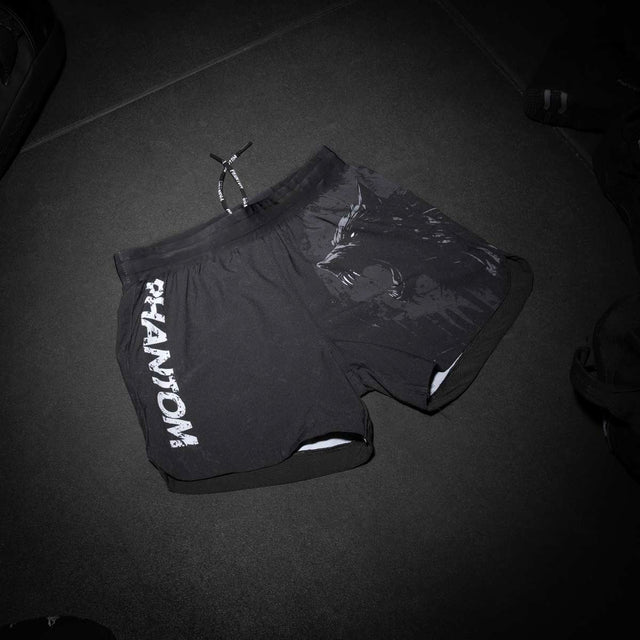 Pantaloncini MMA Phantom Athletics Fusion-R Werewolf – Nero/Grigio