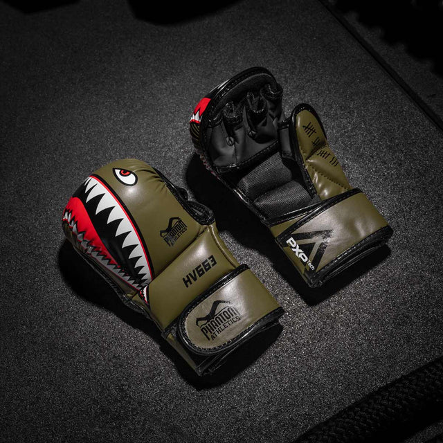 Mănuși MMA Phantom Athletics Fight Squad – Verde militar