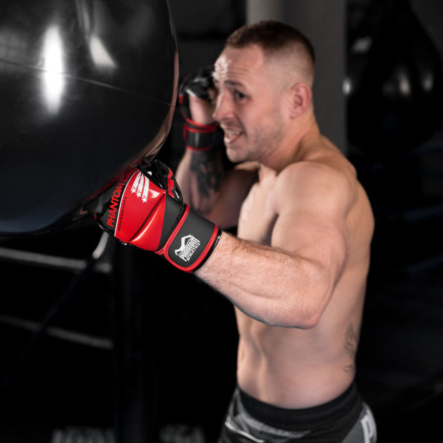 Phantom Athletics MMA-Handschuhe Raider – Rot/Schwarz Camo