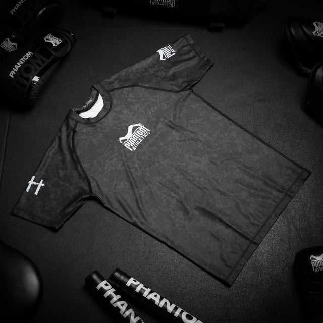 Phantom Athletics Rashguard EVO Serious – Černý