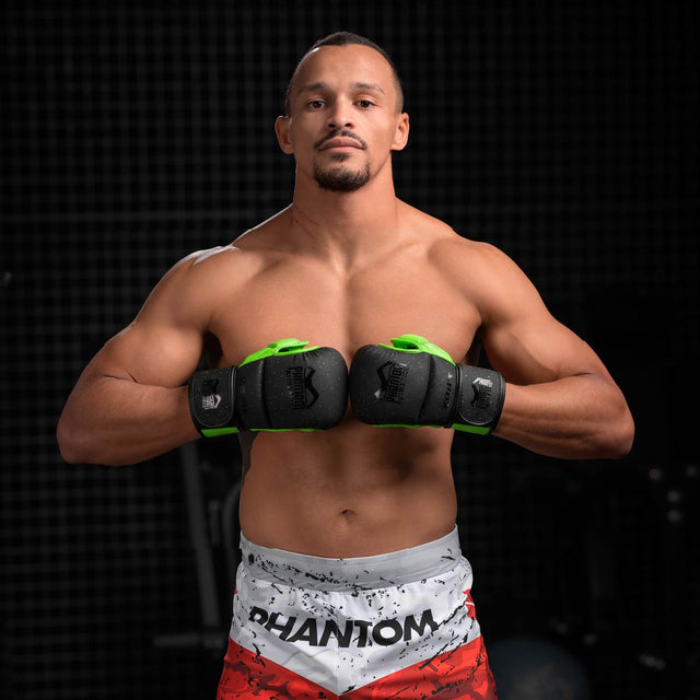 Phantom Athletics MMA-handsker Galaxy – Sort/Neon Grøn