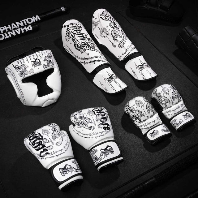 Luvas de sparring MMA Phantom Athletics Muay Thai – Branco