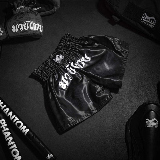 Phantom Athletics Muay Thai shorts Sak Yant – Sort