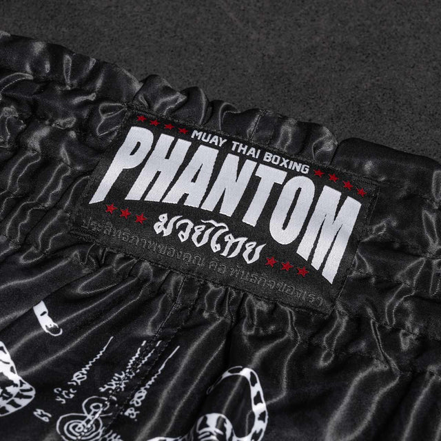 Phantom Athletics Muay Thai shorts Sak Yant – Sort