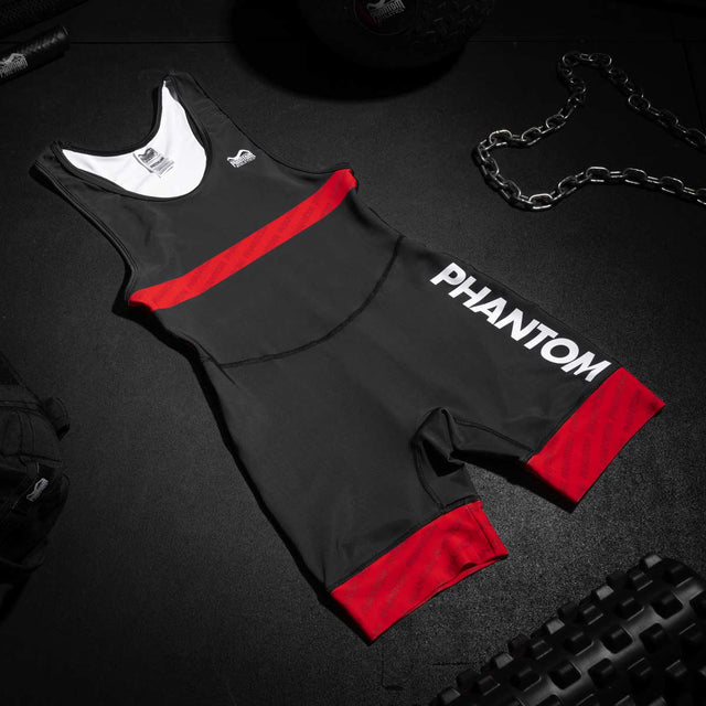 Phantom Athletics Worstelsinglet Raptor Kinder – Rot/Blau