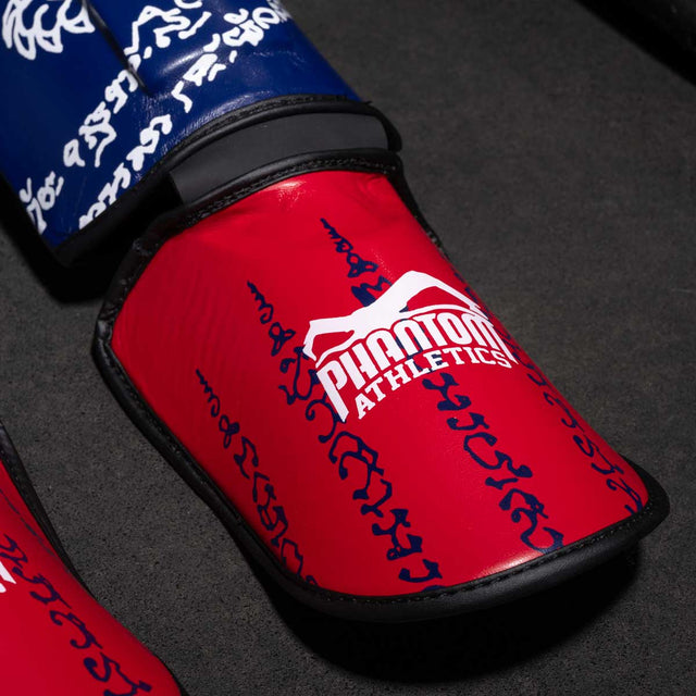 Espinilleras Phantom Athletics Muay Thai – Azul