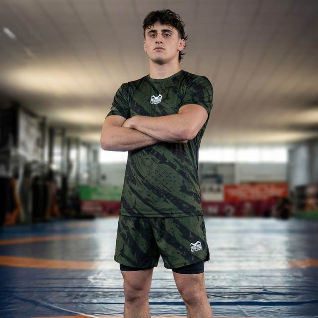 Phantom Athletics Trainingsshirt EVO Camo Tiger - Groen