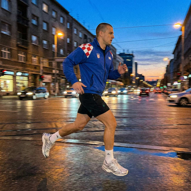 Phantom Athletics Tréninková bunda DMC Team Croatia – Modrá/Červená/Bílá
