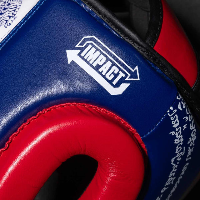 Chránič hlavy Phantom Athletics Muay Thai – Modrý