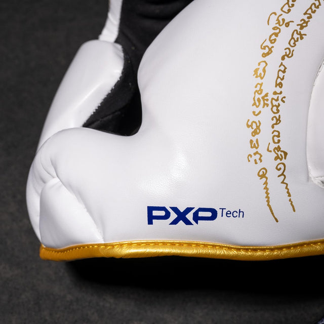 Casque de boxe Phantom Athletics Muay Thai – Blanc/Or
