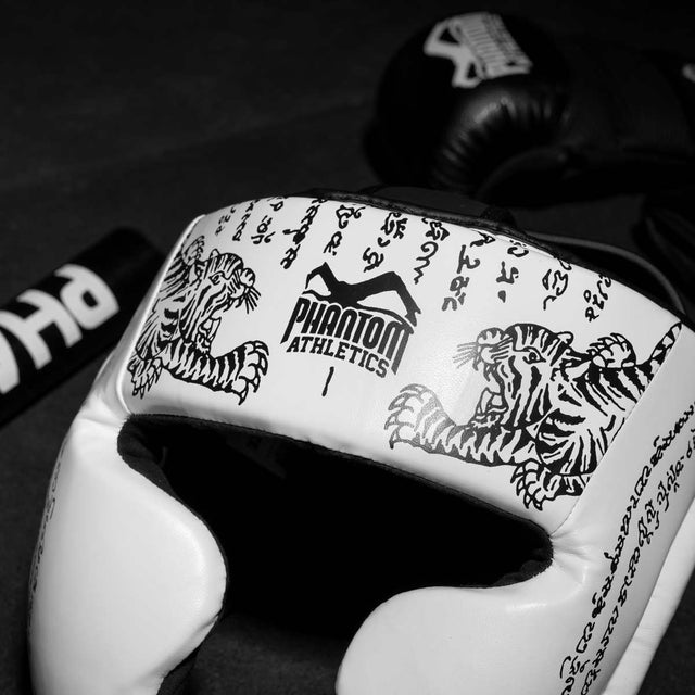 Casques de boxe Phantom Athletics Muay Thai – Blanc