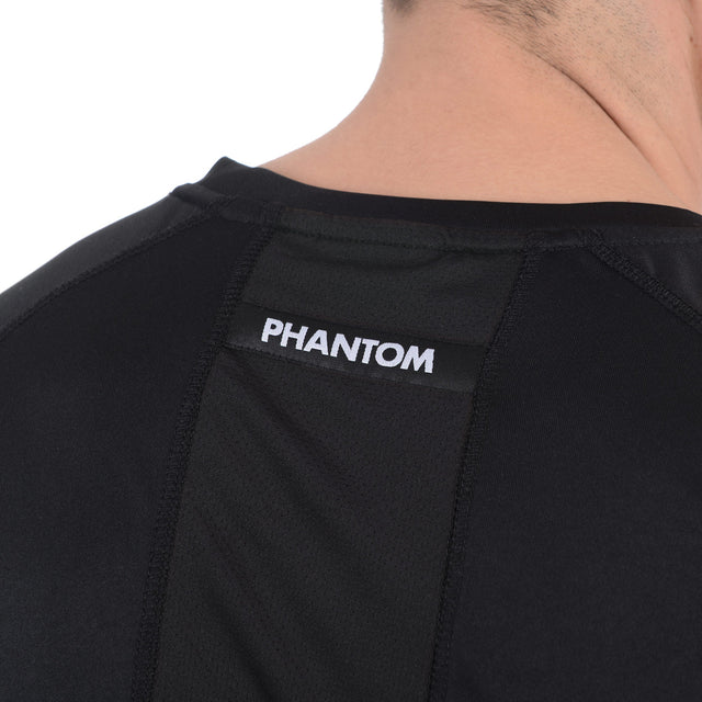 Tréninkové tričko Phantom Athletics Tactic-V s krátkými rukávy – Černé