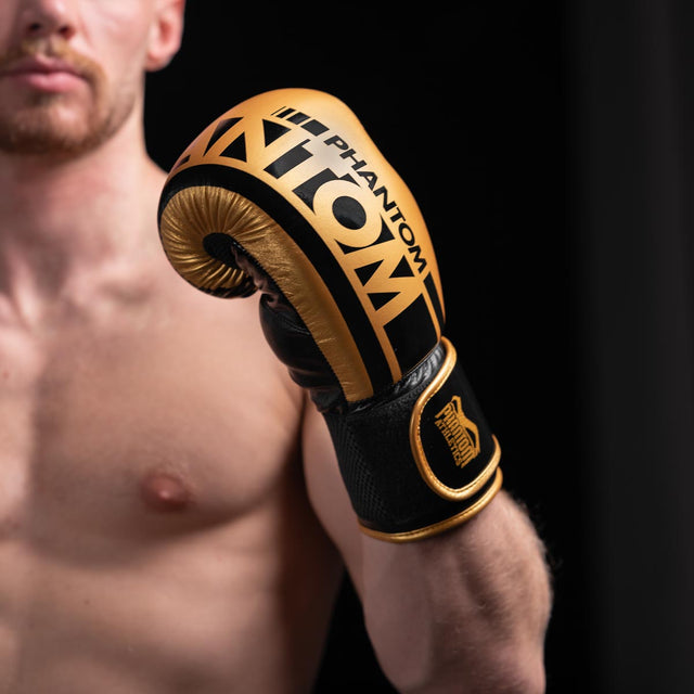 Phantom Athletics Boksehandsker APEX Speed - Sort/Guld