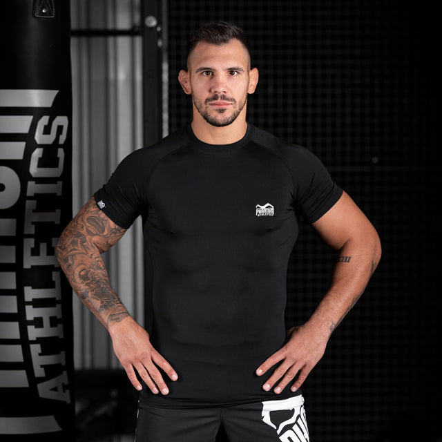 Rashguard Phantom Athletics Tactic Manches Courtes – Noir