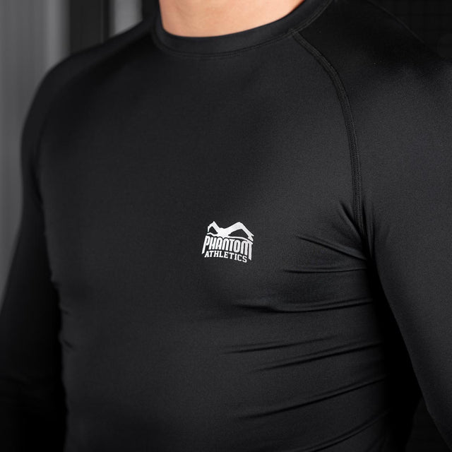 Phantom Athletics Rashguard Tactic Dlouhé rukávy – Černý