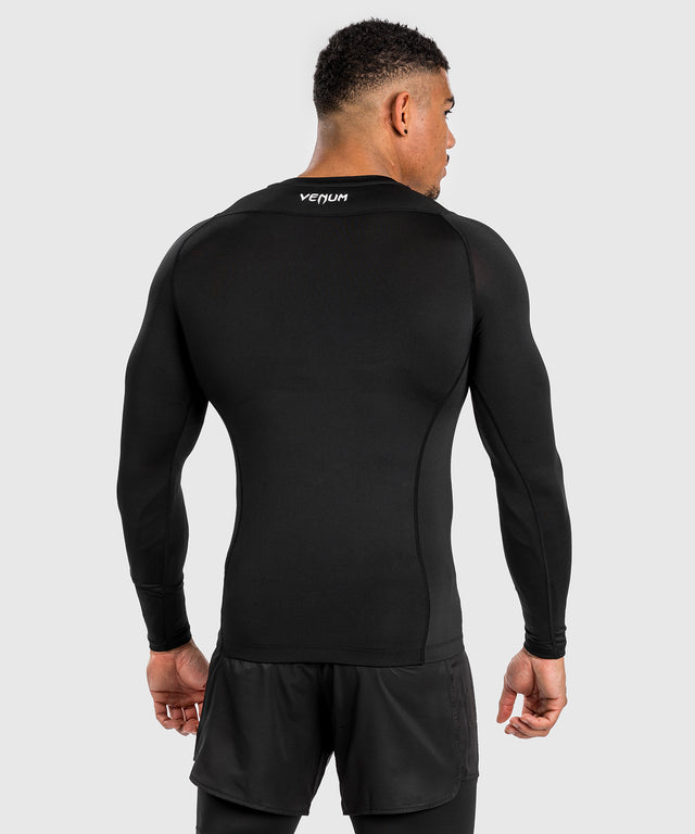 Rashguard Venum Attack Maniche Lunghe – Nero/Grigio