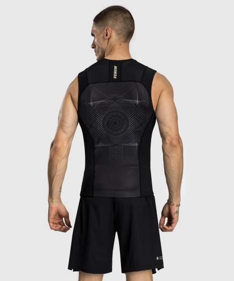 Rashguard senza maniche Venum G-Fit Air – Nero/Sabbia