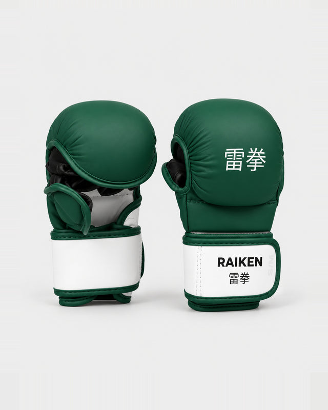 Raiken MMA Sparringhandskar KAZE – Grön/Vit