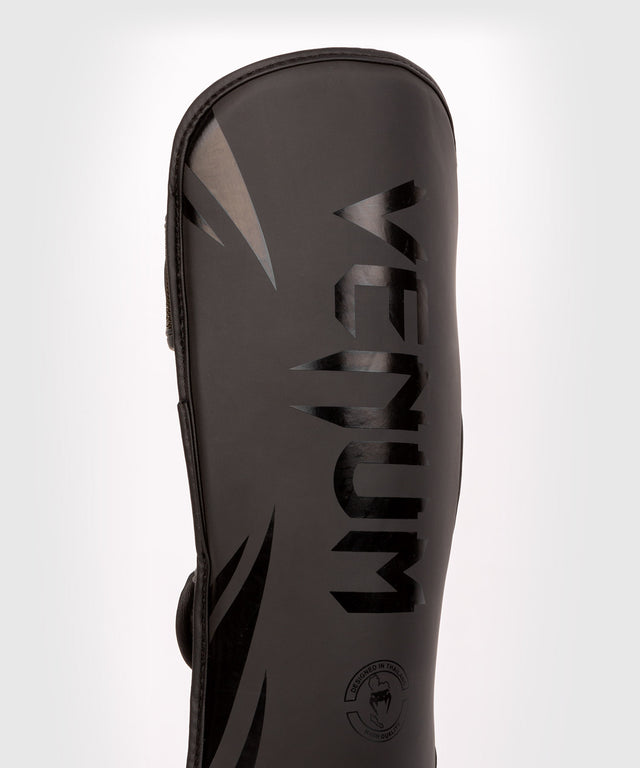 Tibiere Venum Challenger Kickboxing Copii – Negru