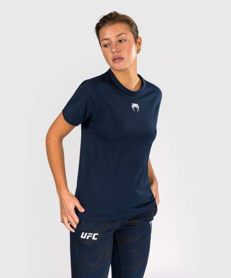 Venum UFC T-Shirt til kvinder Fusion Fight Week – Navy Blå
