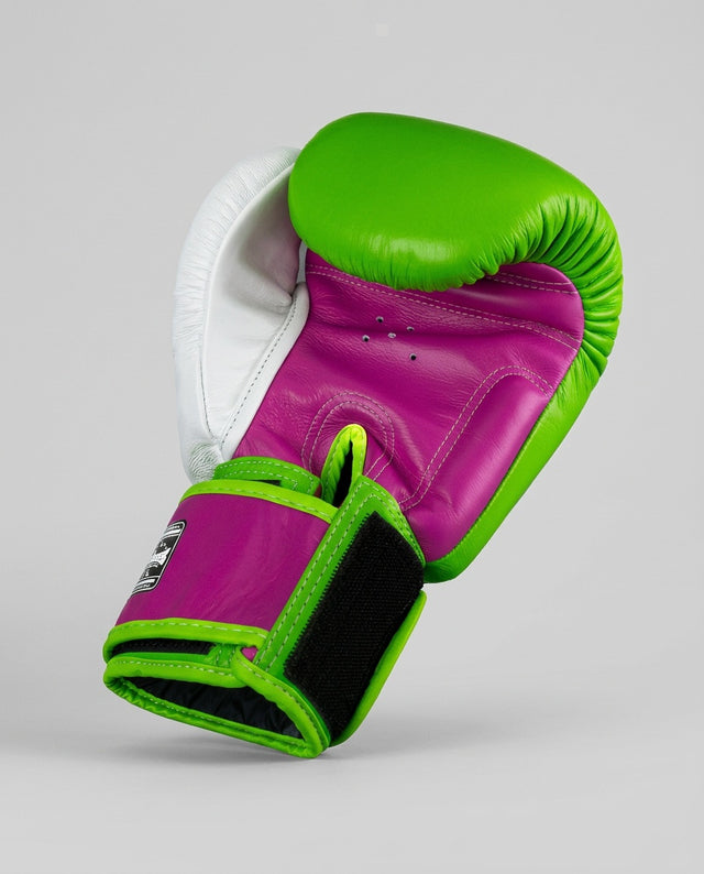 Gants de boxe Twins BGVL3 – Vert/Rose/Blanc