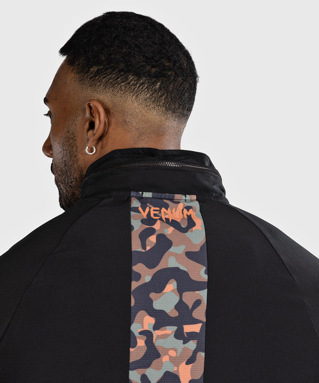 Giacca da allenamento Venum Jungle Ops – Nero/Kaki Camo