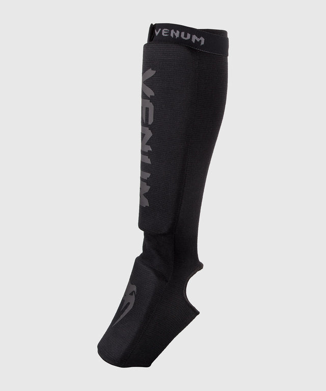 Venum Scheenbeschermers Kickboks Kontact - Zwart/Zwart
