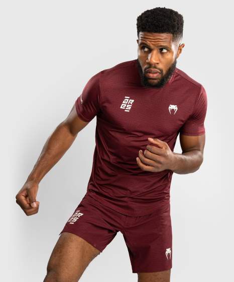 Venum x Ares Dry-Tech Trička – Bordeaux Červené