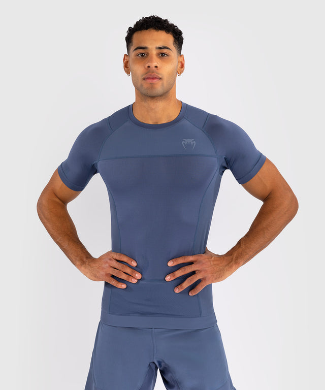 Rashguard Venum G-Fit Air Mangas Curtas – Foggy Blue