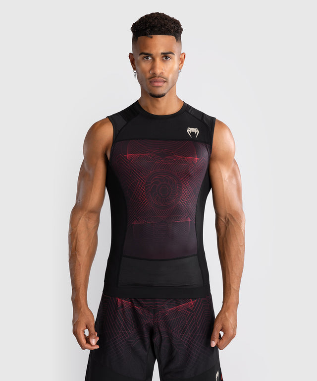 Venum Rashguard uden ærmer G-Fit Air - Sort/Rød