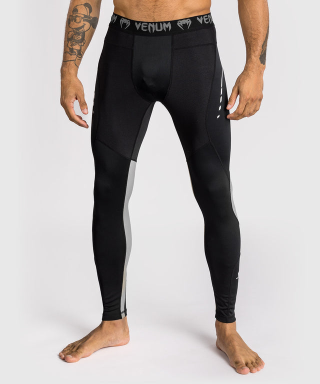Venum Spats Adrenaline – Schwarz/Silber Grau