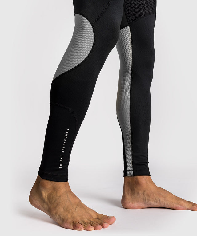 Venum Spats Adrenaline – Schwarz/Silber Grau