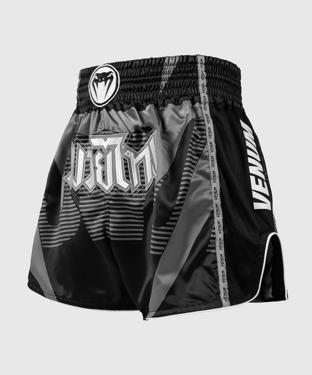 Venum Muay Thai shorts Adrenaline - Sort/Sølv Grå
