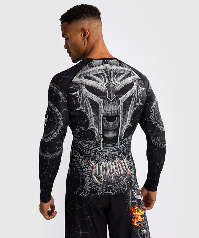 Rashguard Venum Gladiator 5.0 Maniche Lunghe – Nero/Argento
