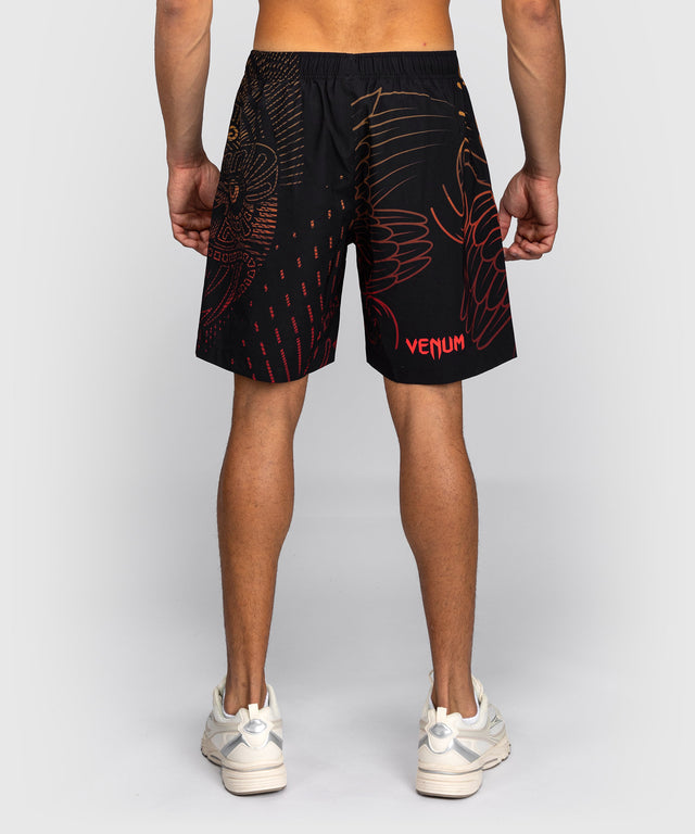 Pantalones de entrenamiento Venum Quetzal Fury – Negro/Rojo