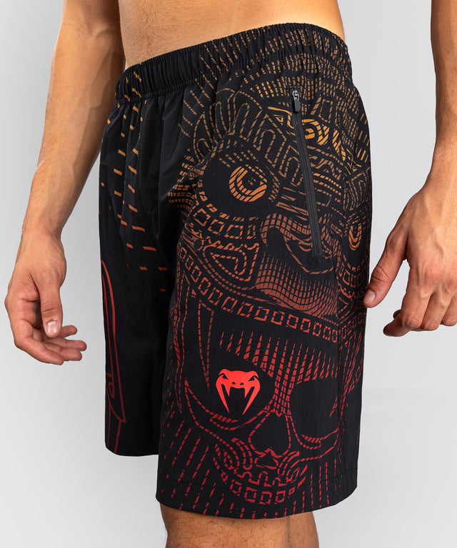 Pantalones de entrenamiento Venum Quetzal Fury – Negro/Rojo