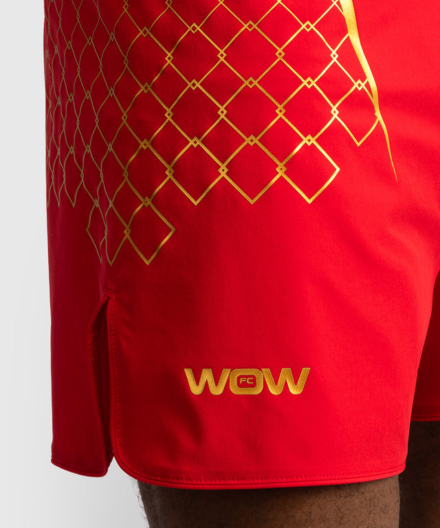 Venum x WOW FC MMA-shorts - Vurig rød