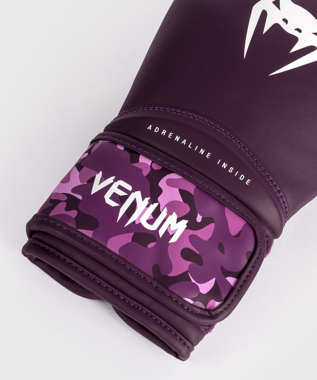 Mănuși de box Venum Iris – Mov/Camo Roz