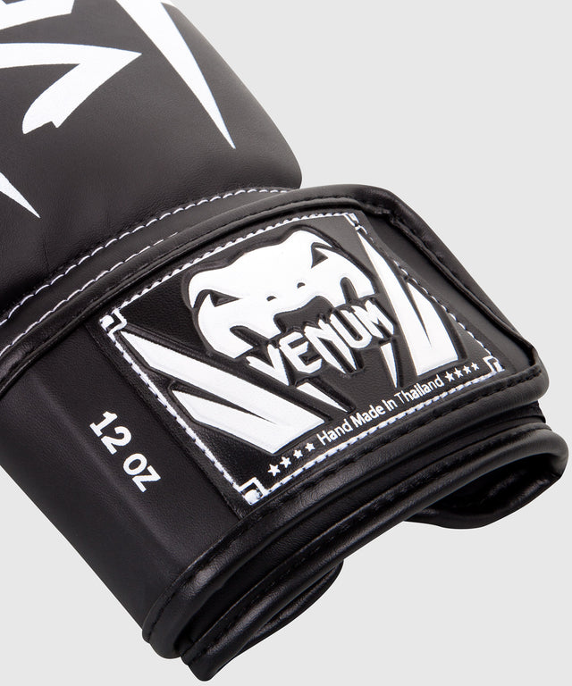 Guantes de boxeo Venum Elite – Negro/Blanco