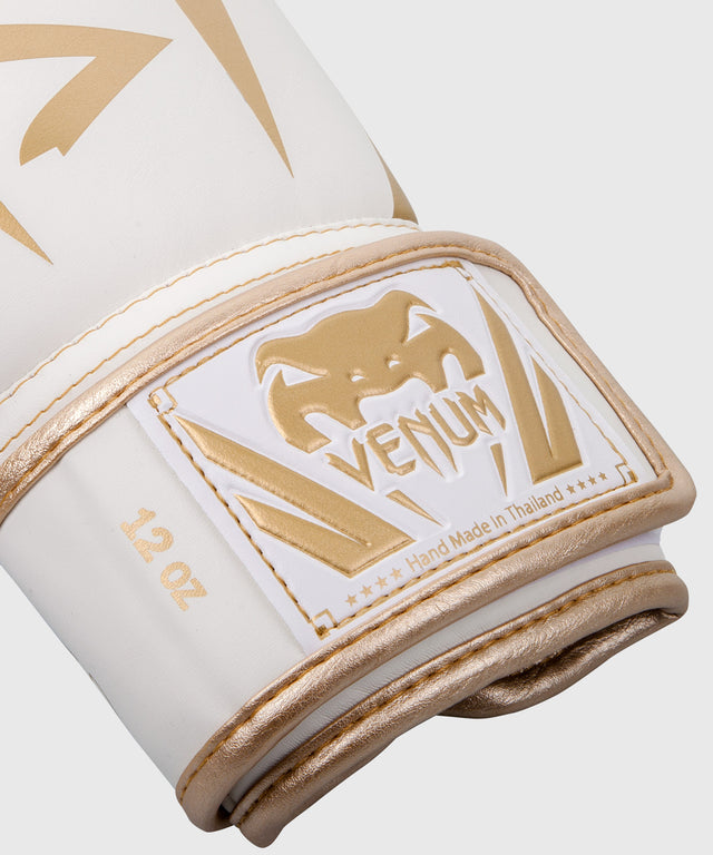 Venum Bokshandschoenen Elite - Wit/Goud