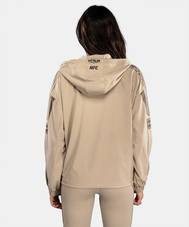 Hoodie zippé Venum UFC Unity femme – Beige