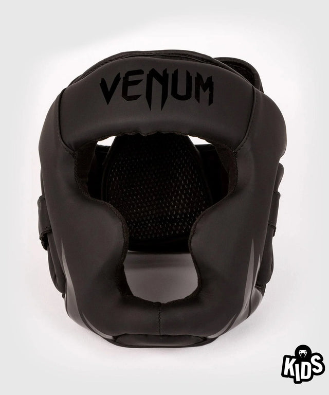 Casco da boxe Venum Challenger – Bambini Nero/Nero